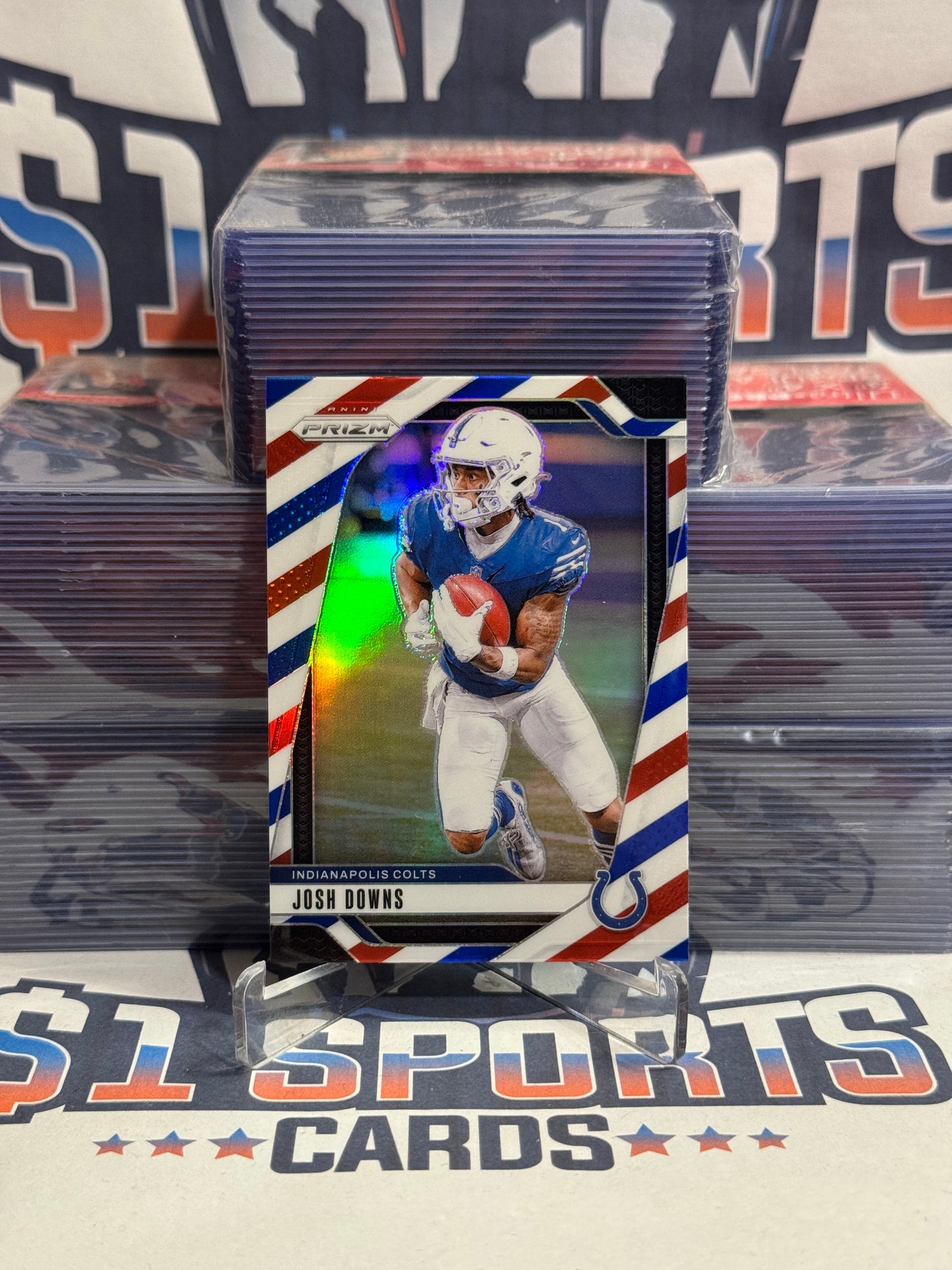 2024 Panini Prizm (Red White Blue Prizm) Josh Downs #122