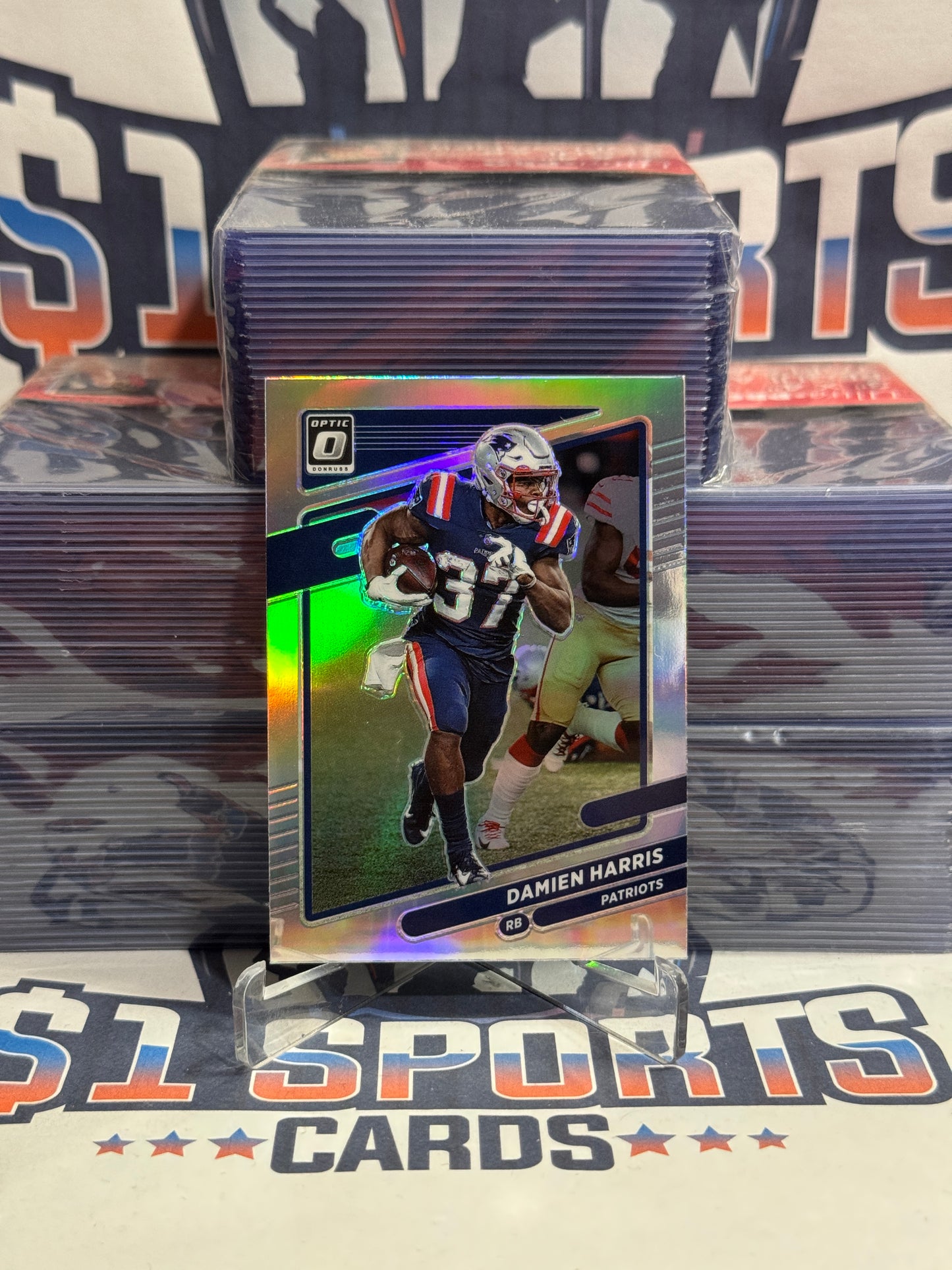 2021 Donruss Optic (Holo Prizm) Damien Harris #67