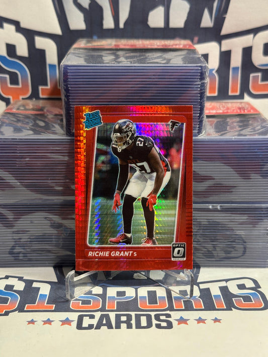 2021 Donruss Optic (Hyper Red Pulsar Prizm, Rated Rookie) Richie Grant #269