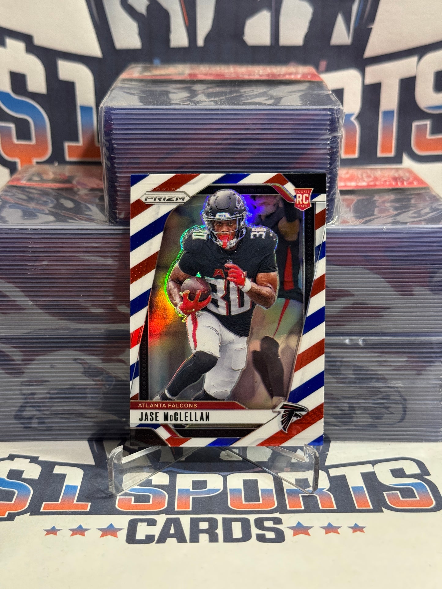 2024 Panini Prizm (Red White Blue Prizm) Jase McClellan Rookie #342