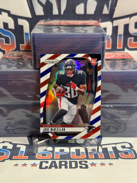 2024 Panini Prizm (Red White Blue Prizm) Jase McClellan Rookie #342