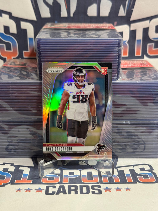 2024 Panini Prizm (Silver Prizm) Ruke Orhorhoro Rookie #386