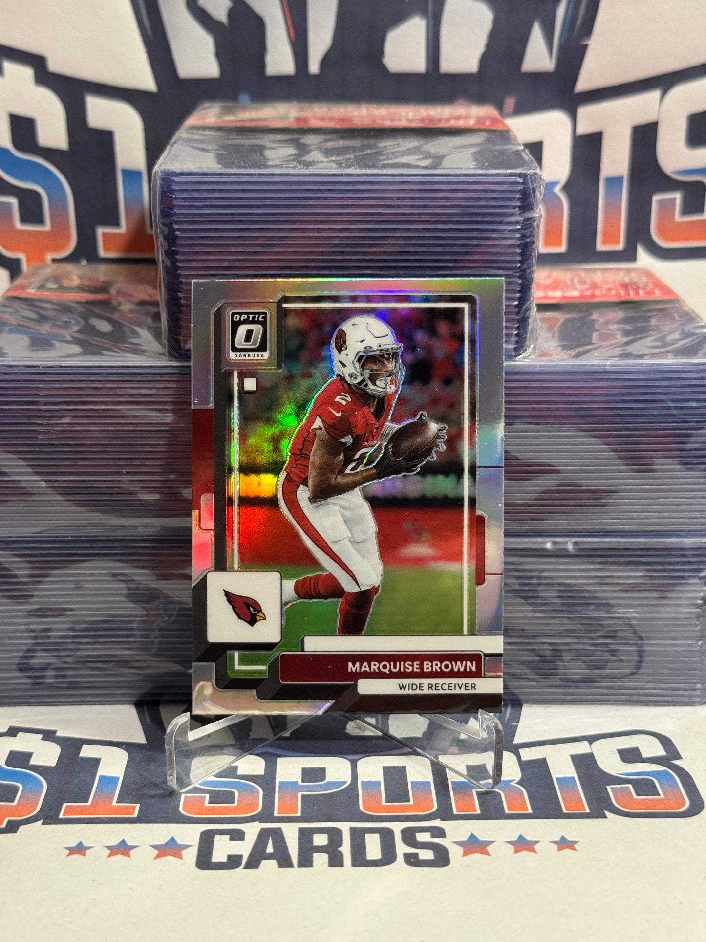 2022 Donruss Optic (Holo Prizm) Marquise Brown #3