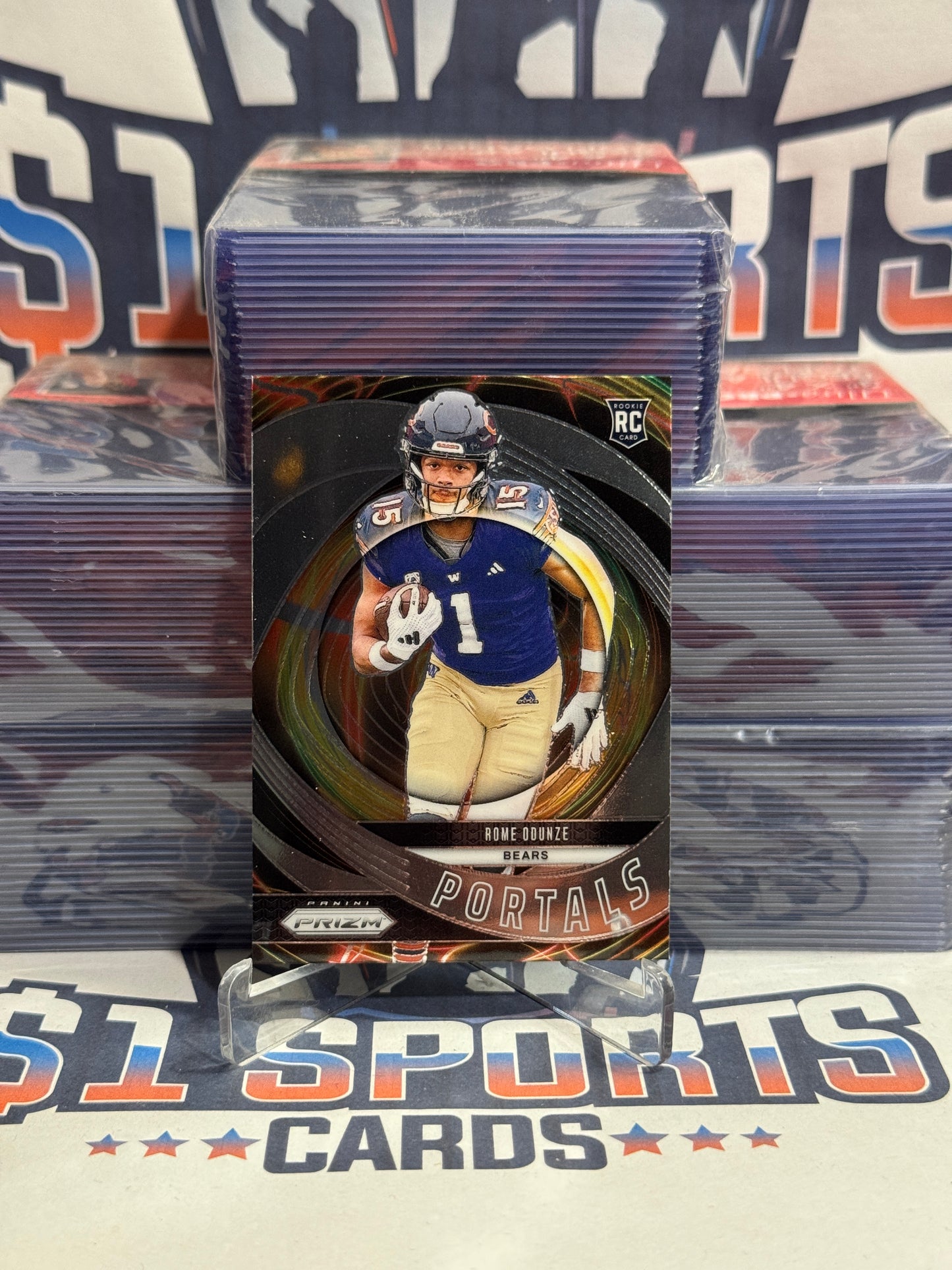 2024 Panini Prizm (Portals) Rome Odunze Rookie #9