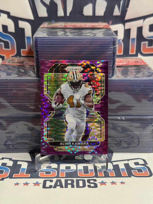 2021 Panini Prizm (Purple Pulsar Prizm) Alvin Kamara #304
