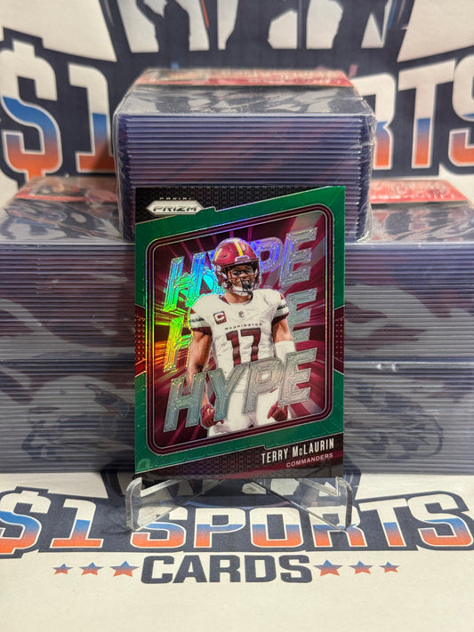 2024 Panini Prizm (Green Prizm, Hype) Terry McLaurin #12