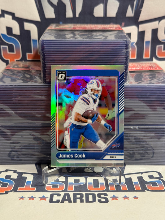 2024 Donruss Optic (Holo Prizm) James Cook #20