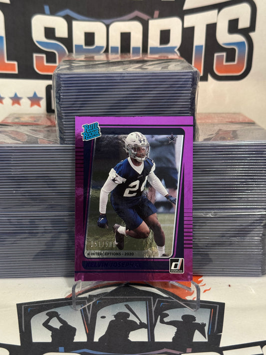 2021 Donruss (Purple, Rated Rookie 51/500) Kelvin Joseph Rookie #310