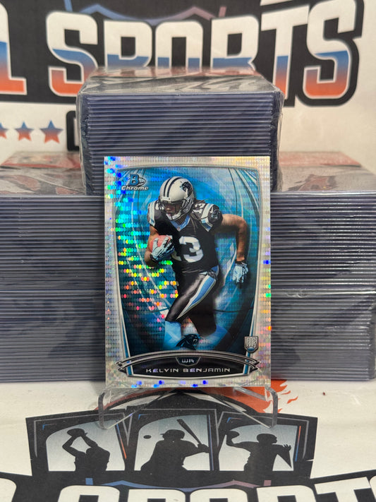 2014 Bowman Chrome (Silver Pulsar Refractor 23/271) Kelvin Benjamin Rookie #180