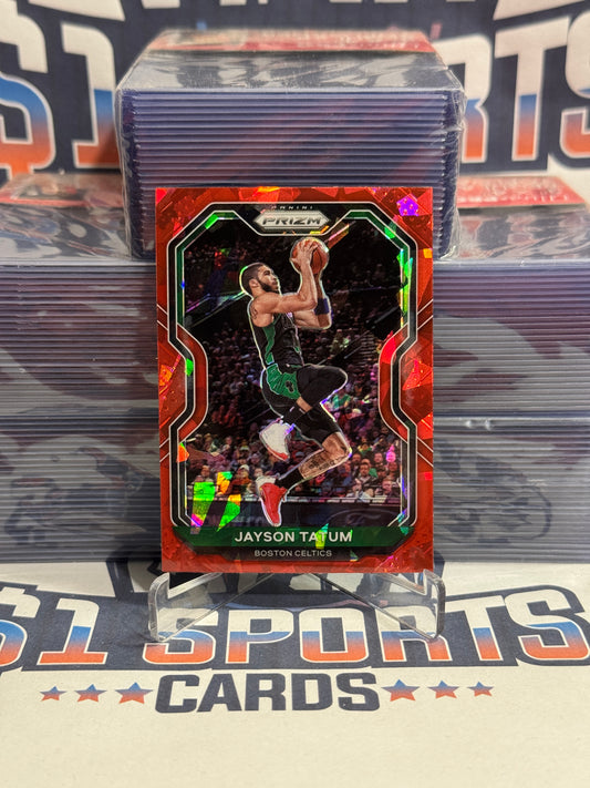 2020 Panini Prizm (Red Ice Prizm) Jayson Tatum #119
