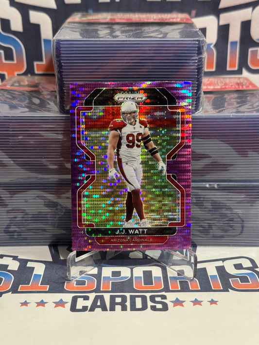 2021 Panini Prizm (Purple Pulsar Prizm) J.J. Watt #79