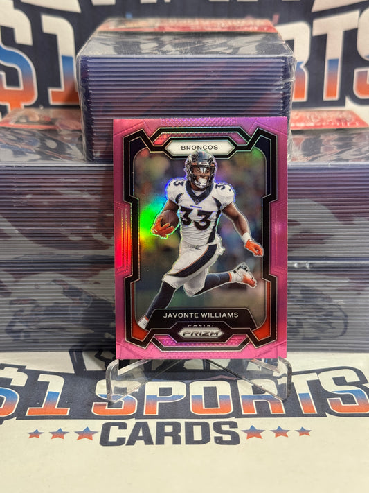 2023 Panini Prizm (Pink Prizm) Javonte Williams #86