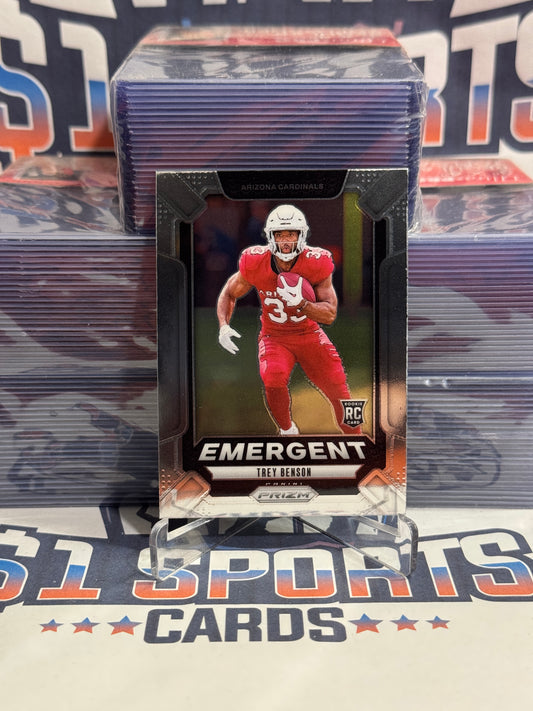 2024 Panini Prizm (Emergent) Trey Benson Rookie #17