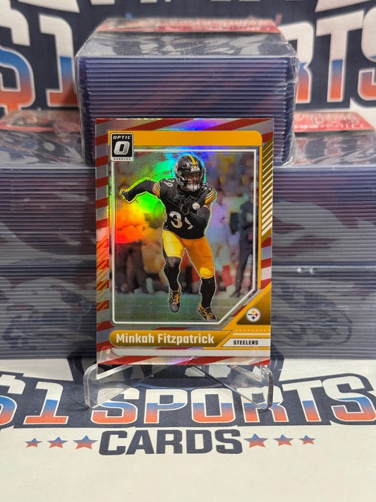 2024 Donruss Optic (Red Stripe Prizm SP) Minkah Fitzpatrick #168