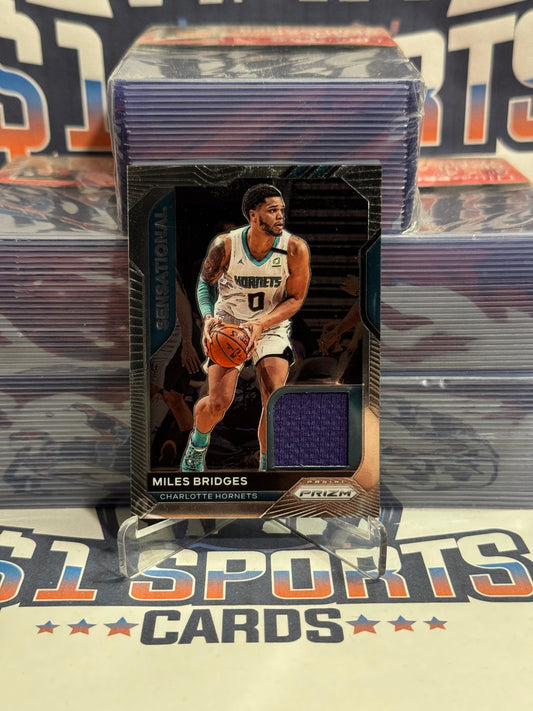 2020 Panini Prizm (Sensational Swatches Relic) Miles Bridges #SSW-MBR