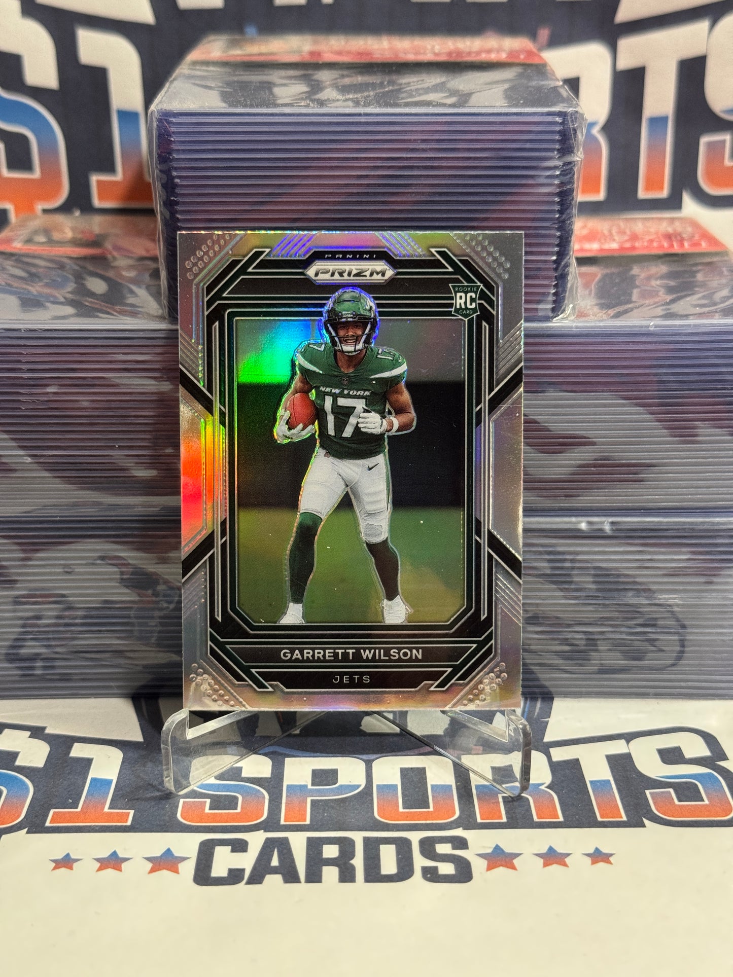 2023 Panini Prizm (Silver Prizm) Garrett Wilson Rookie #309