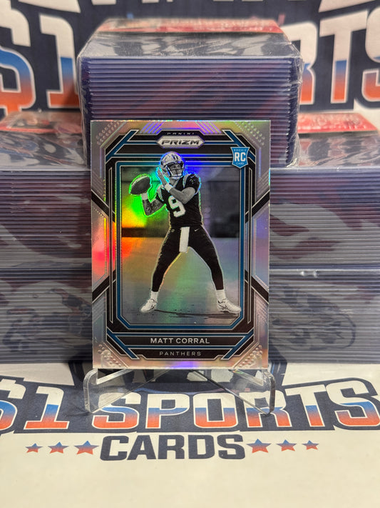 2022 Panini Prizm (Reverse Negative Variation) Matt Corral Rookie #304