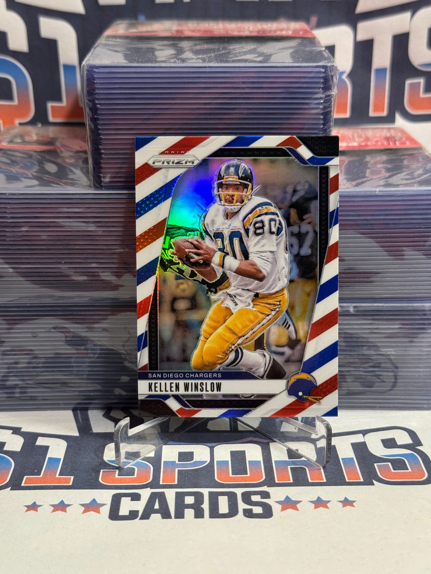 2024 Panini Prizm (Red White Blue Prizm) Kellen Winslow Sr. #164