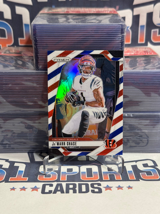 2024 Panini Prizm (Red White Blue Prizm) Ja'Marr Chase #57