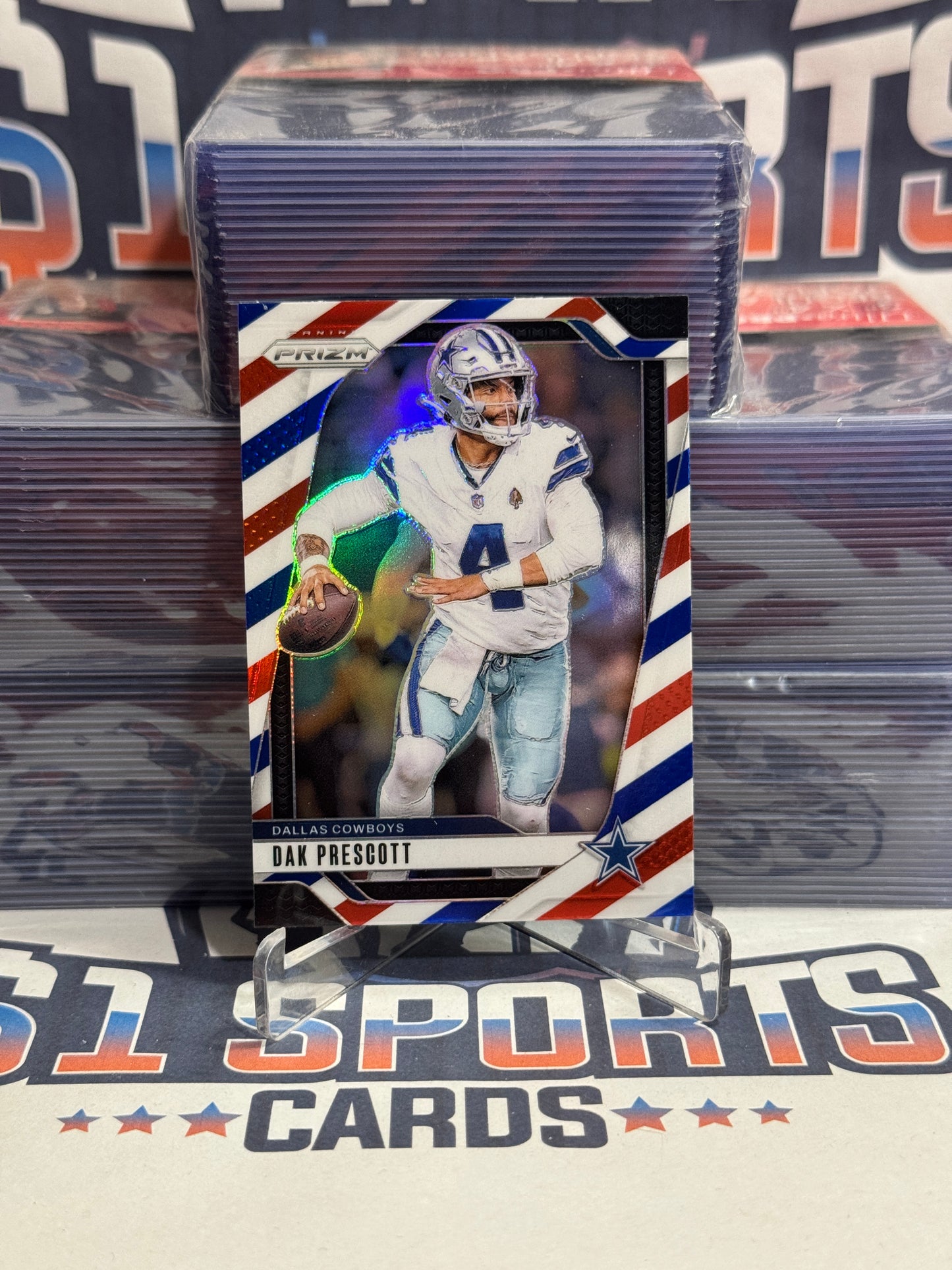 2024 Panini Prizm (Red White Blue Prizm) Dak Prescott #73