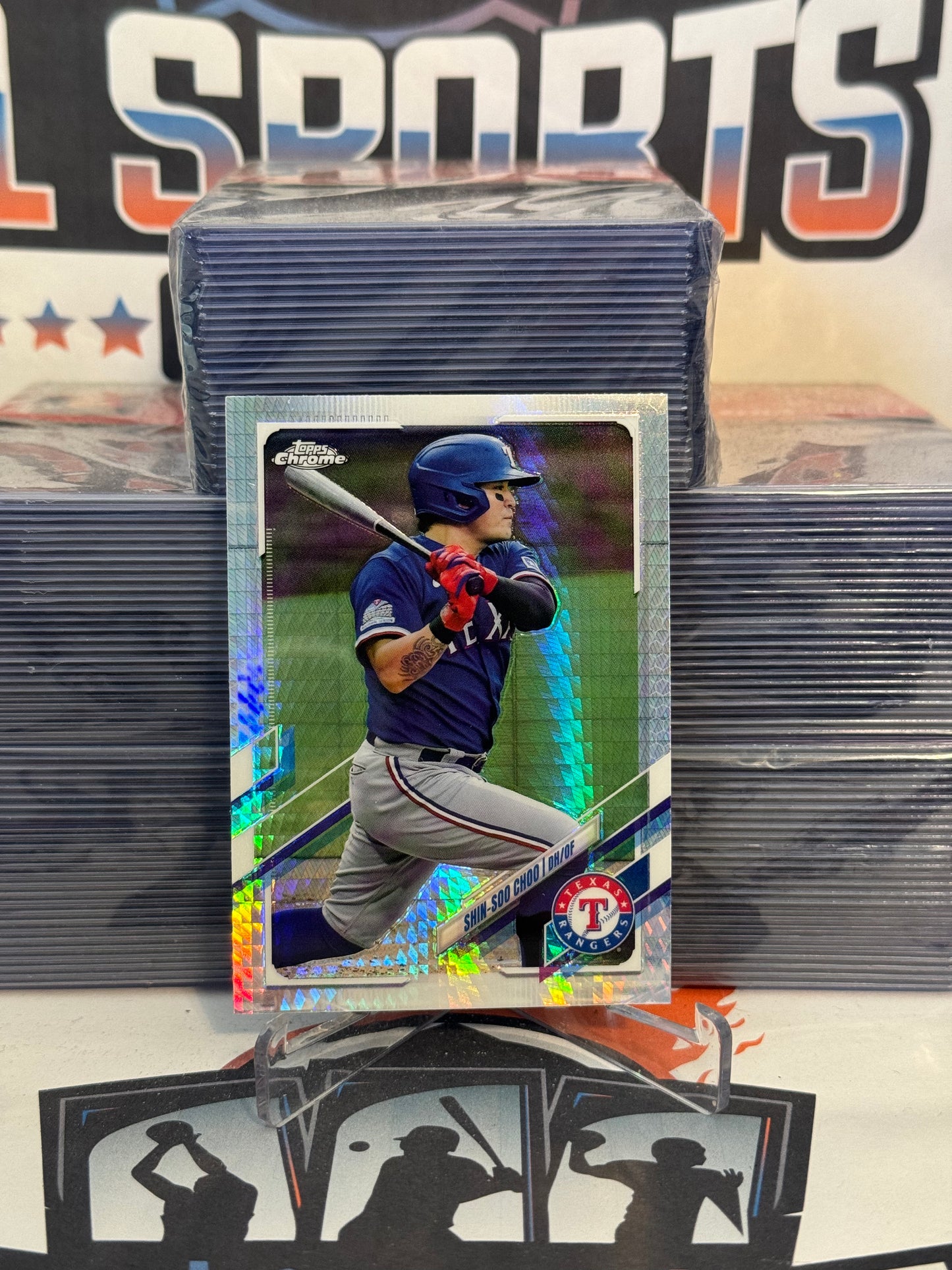 2021 Topps Chrome (Prism Refractor) Shin-Soo Choo #127