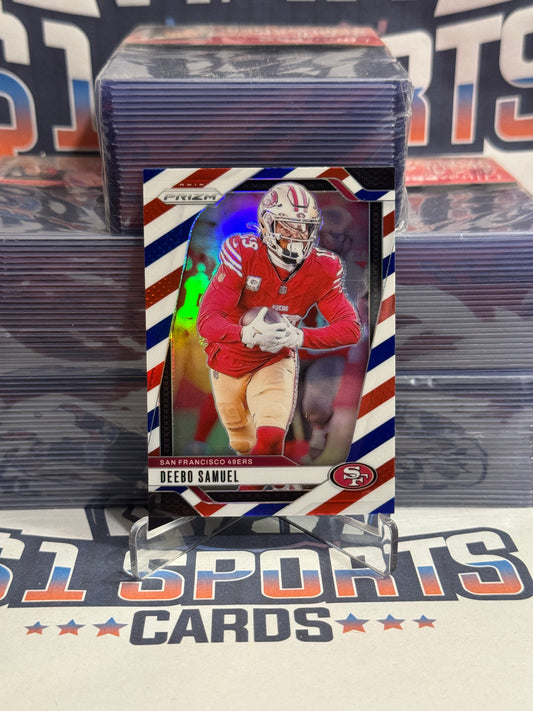 2024 Panini Prizm (Red White Blue Prizm) Deebo Samuel #252