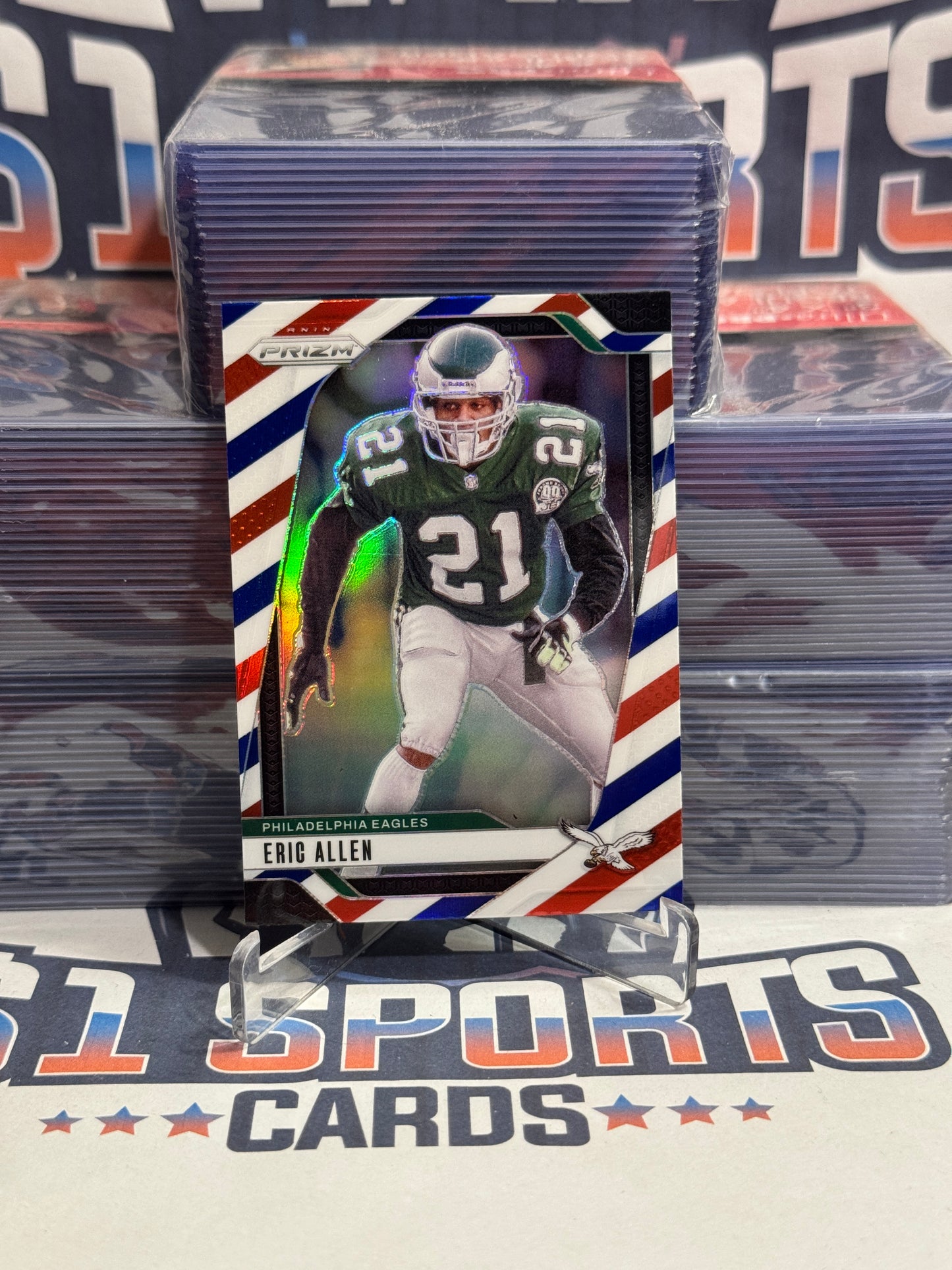 2024 Panini Prizm (Red White Blue Prizm) Eric Allen #237