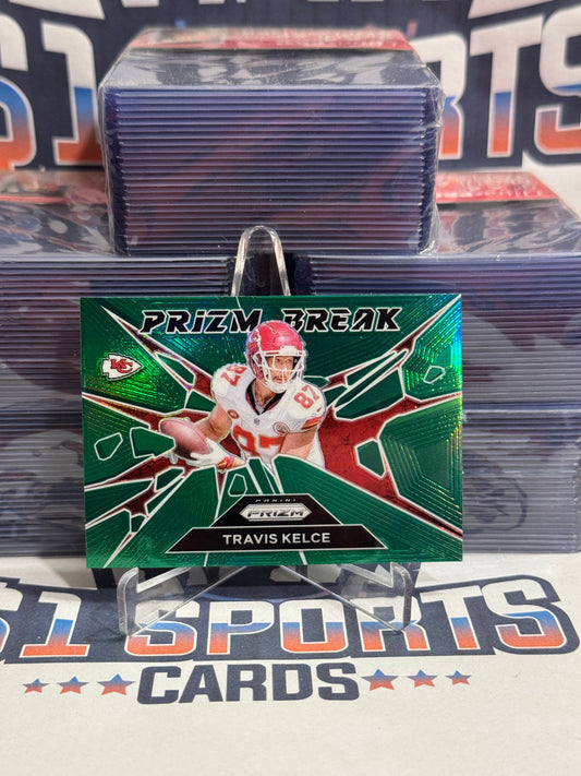 2024 Panini Prizm (Green Prizm, Prizm Break) Travis Kelce #1
