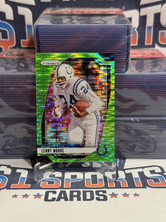 2024 Panini Prizm (Neon Green Pulsar Prizm) Lenny Moore #296