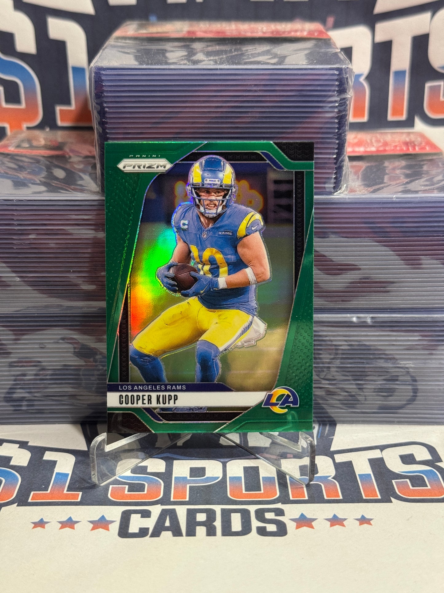 2024 Panini Prizm (Green Prizm) Cooper Kupp #169