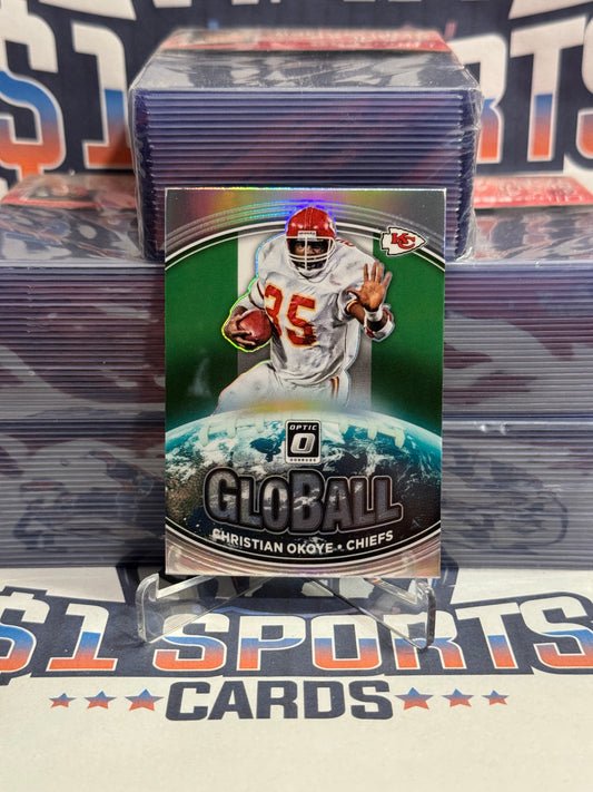 2021 Donruss Optic (Holo Prizm, Global) Christian Okoye #GB-12