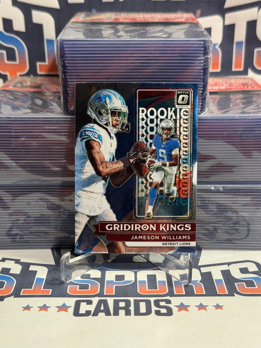 2022 Donruss Optic (Gridiron Kings) Jameson Williams Rookie #RGK-7