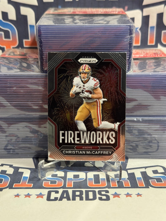 2022 Panini Prizm (Fireworks) Christian McCaffrey #F-10
