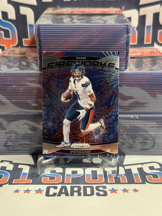 2024 Panini Prizm (Fireworks) Stefon Diggs #9