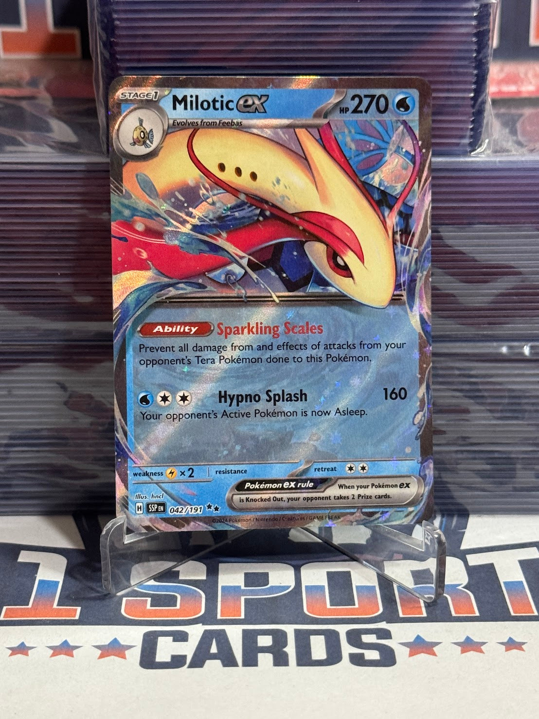 Pokemon TCG: Surging Sparks - Milotic EX (Double Rare) #42