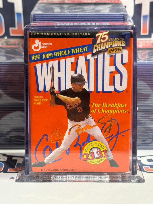 1999 75th Wheaties Collectibles 24K Gold Signature Mini Box Cal Ripken Jr.