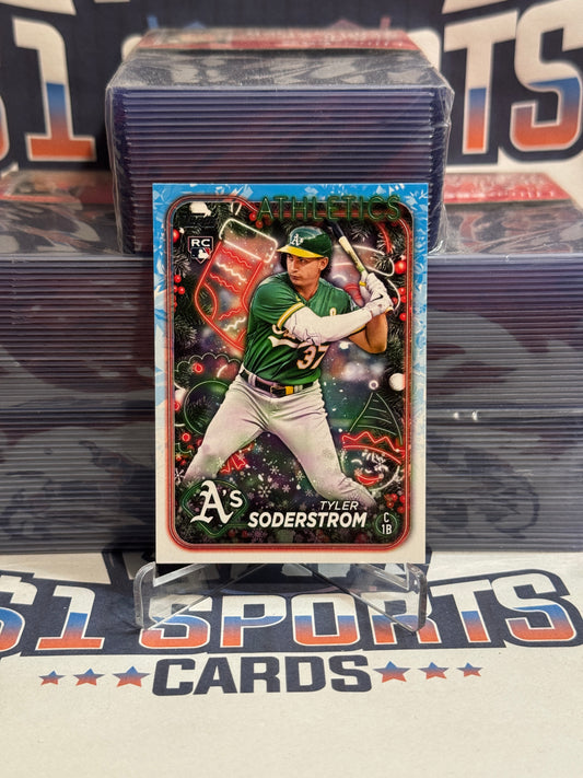 2024 Topps Holiday Tyler Soderstrom Rookie #H127