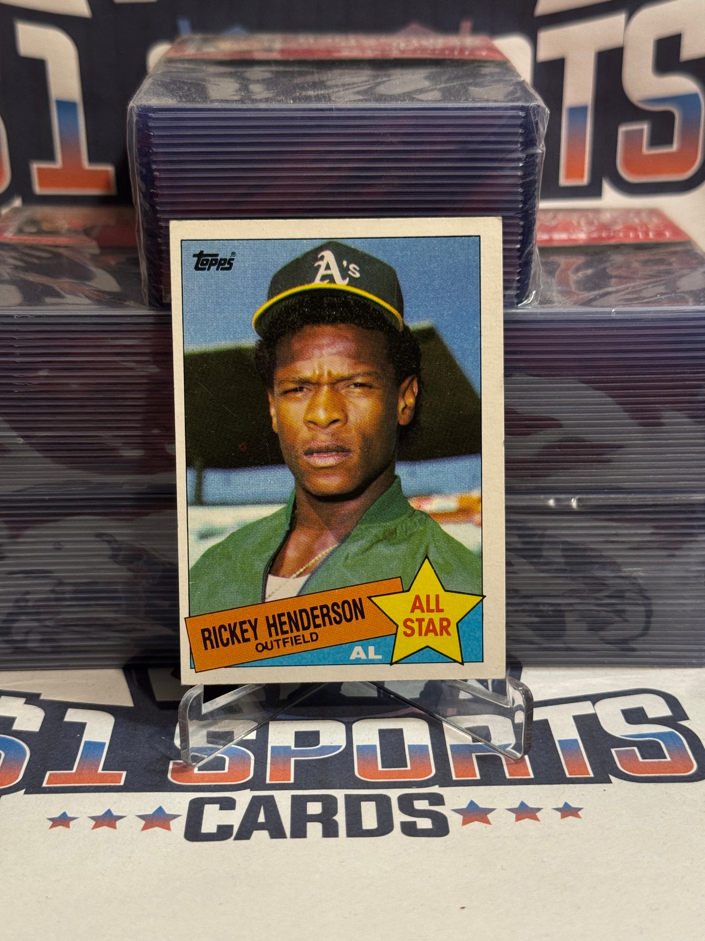 1986 Topps (All-Star) Rickey Henderson #706