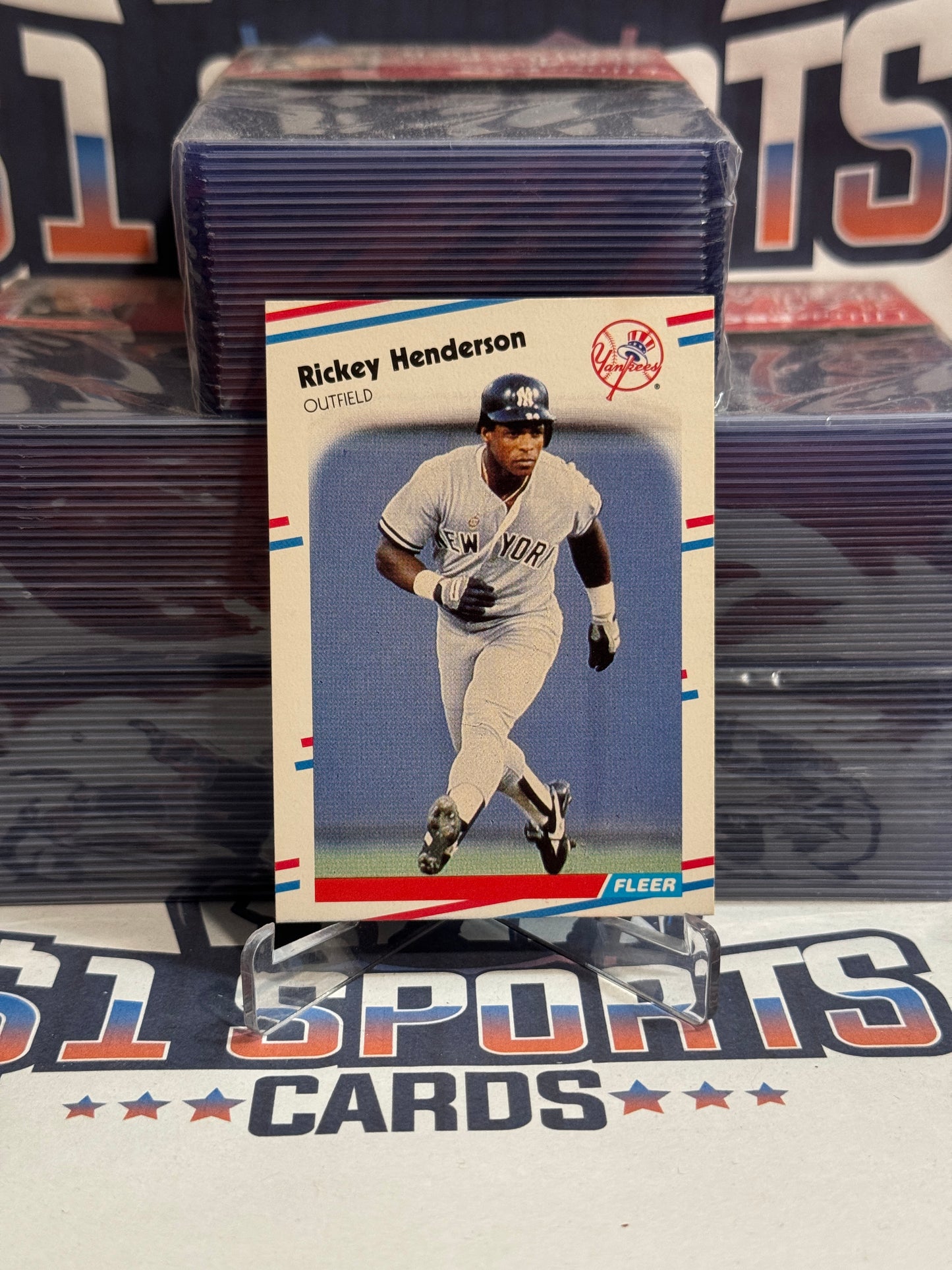 1987 Fleer Rickey Henderson #209
