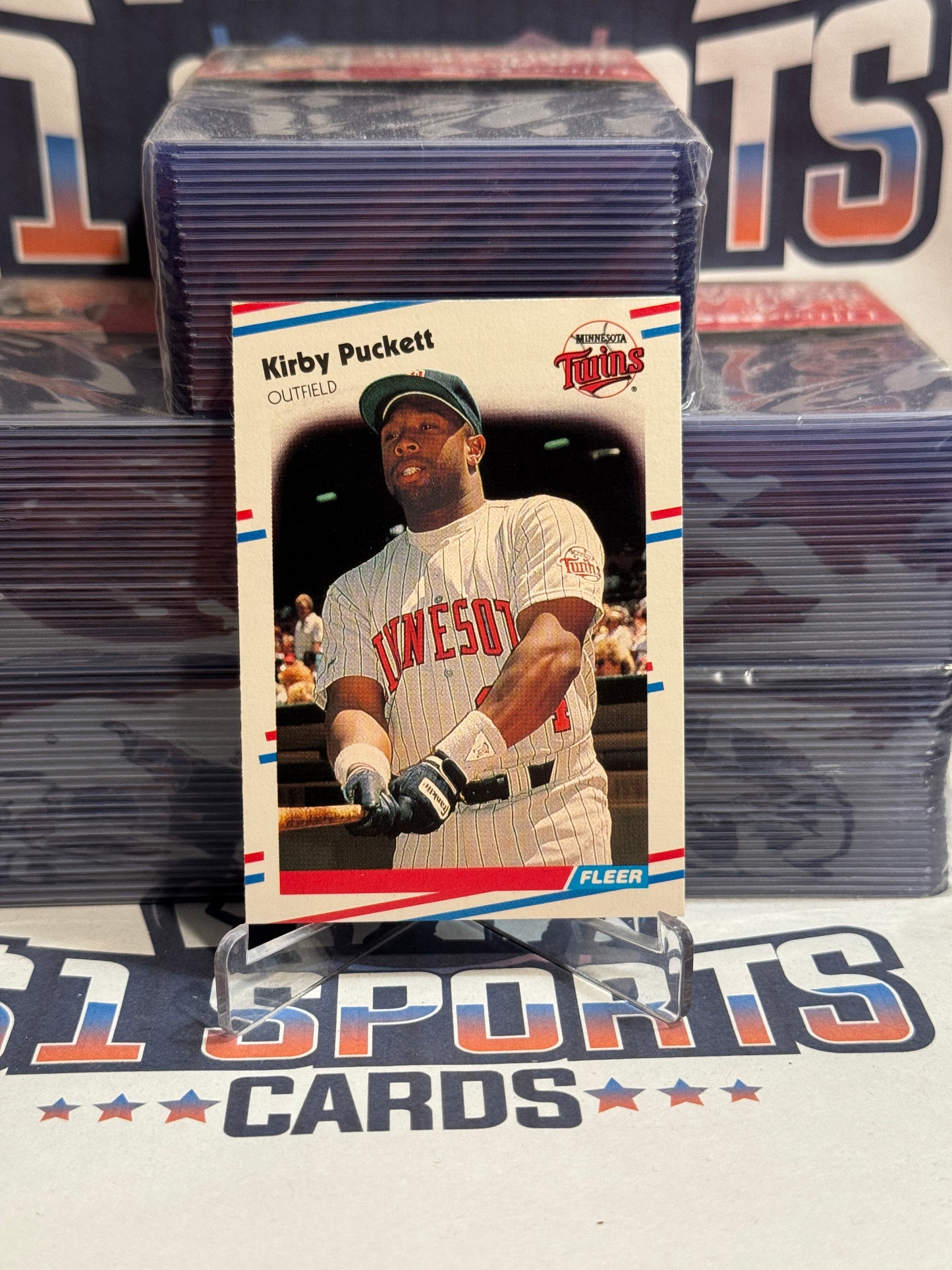 1987 Fleer Kirby Puckett #19