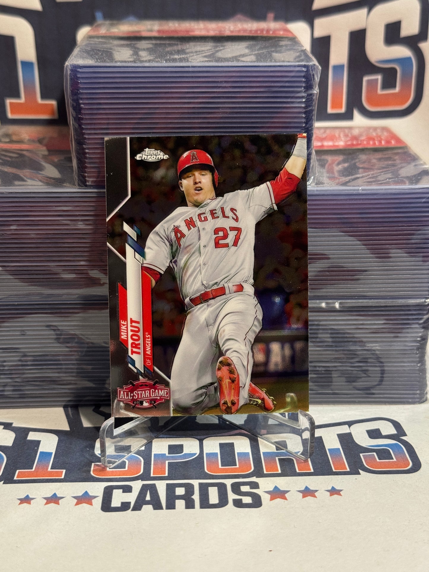 2020 Topps Chrome Update (All-Star Game) Mike Trout #U-69