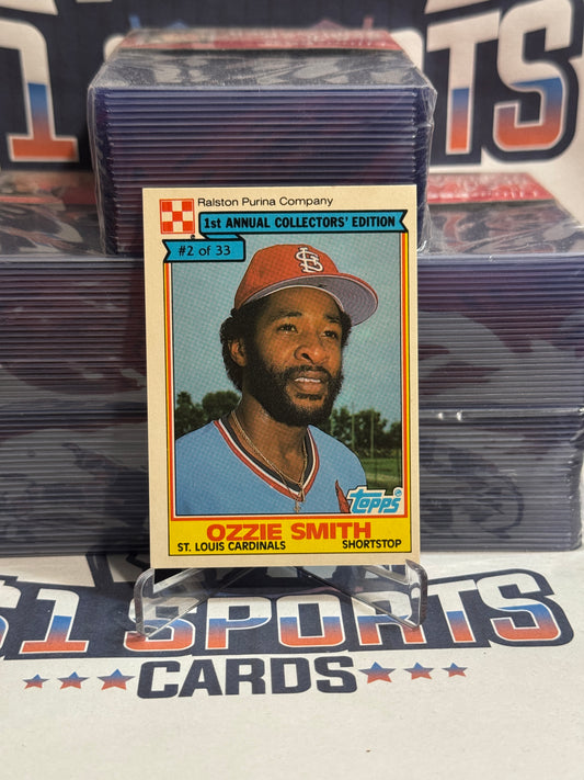 1984 Topps Purina Ozzie Smith #2
