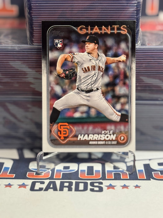 2024 Topps Update (MLB Debut) Kyle Harrison Rookie #US83