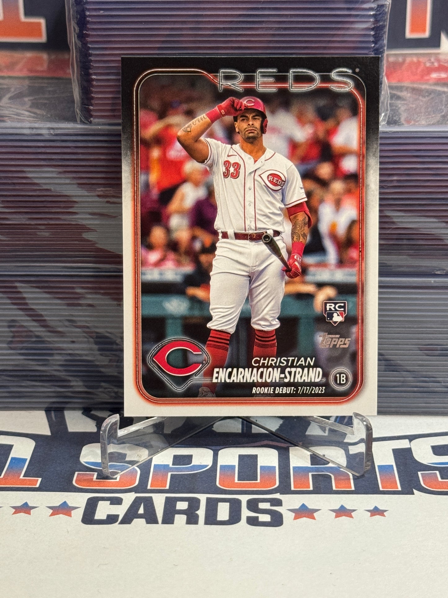 2024 Topps Update (MLB Debut) Christian Encarnacion-Strand Rookie #US201