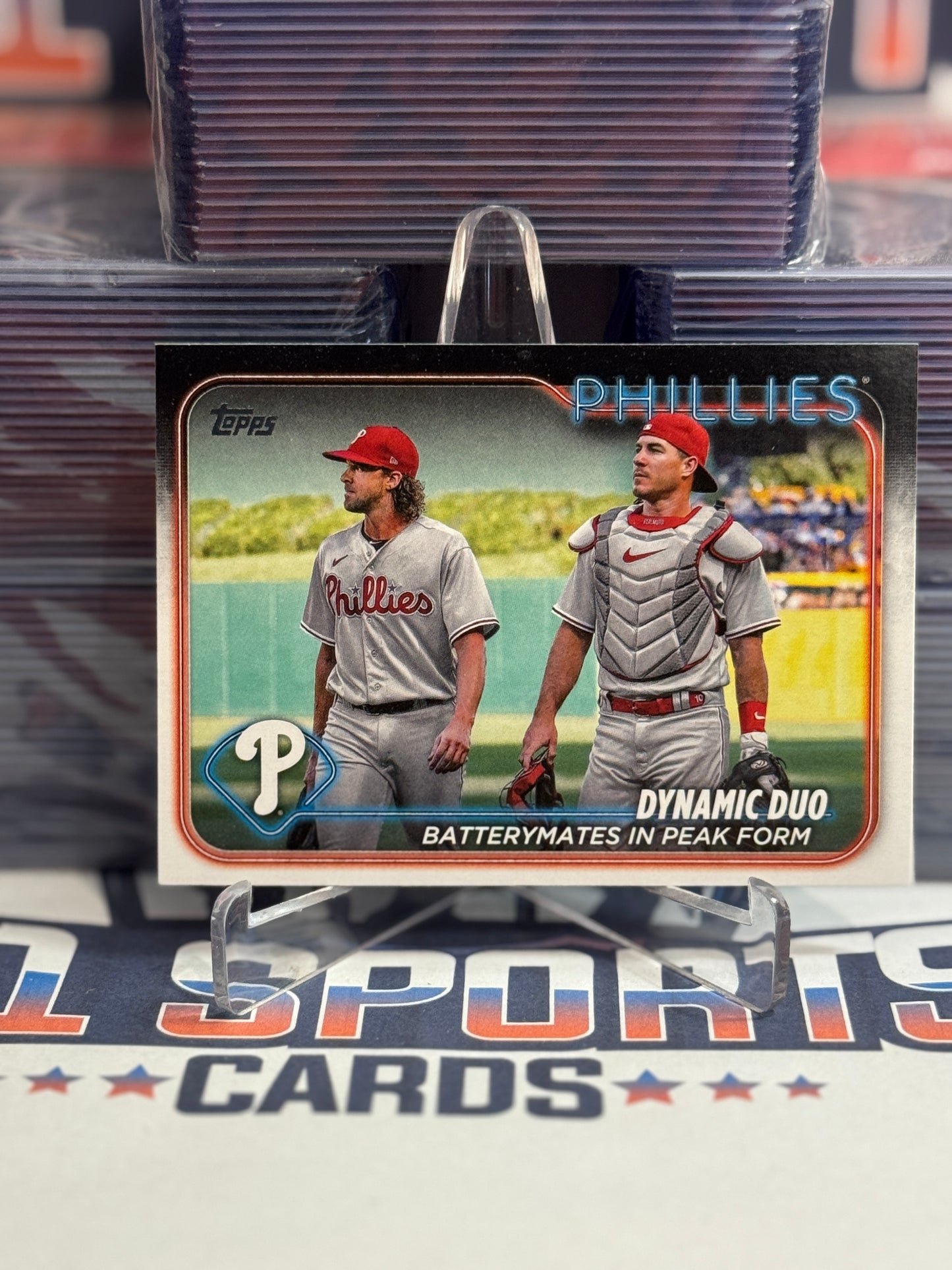 2024 Topps (Dynamic Duo) Aaron Nola & JT Realmuto #428