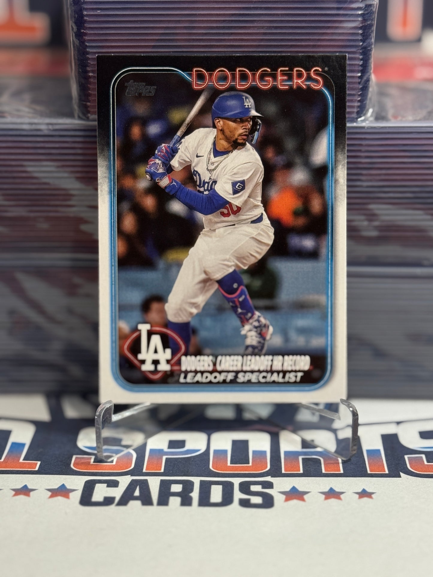 2024 Topps Update (Dodgers Career Leadoff HR Record) Mookie Betts #US334