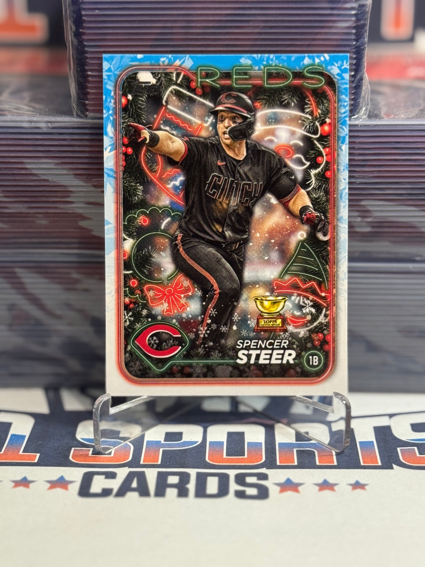 2024 Topps Holiday (Rookie Cup) Spencer Steer #H112