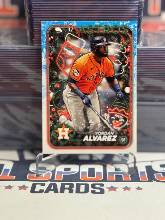 2024 Topps Holiday Yordan Alvarez #H117