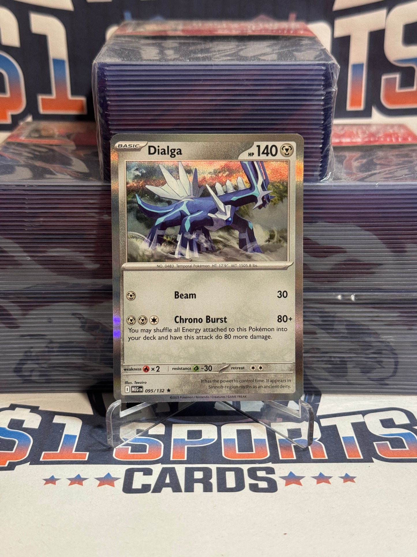 Pokemon TCG: Mega Evolution - Dialga (Holo, Rare) #95