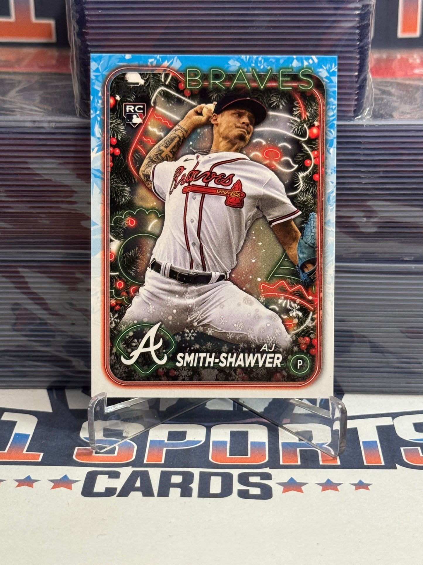 2024 Topps Holiday AJ Smith -Shawver Rookie #H23